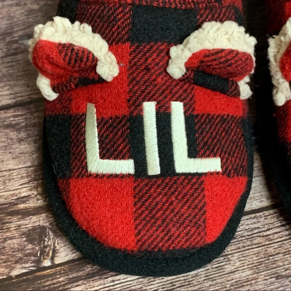 Dear Foams Lil Bear Buffalo Check Clog Slipper - Picture 3 of 7